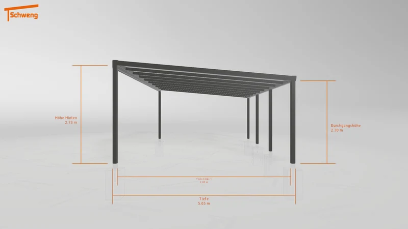 #DE Schweng Terrassenüberdachung S400 (ID 2q8nny)