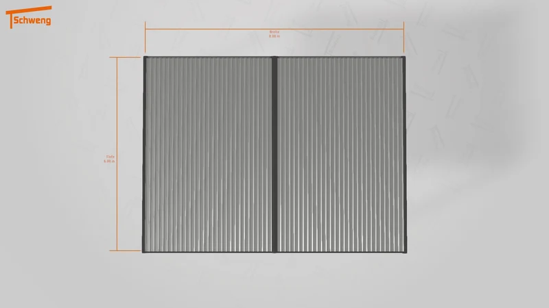 #DE Schweng Flachdachcarport C600+ (ID w3y9mv) #MTG