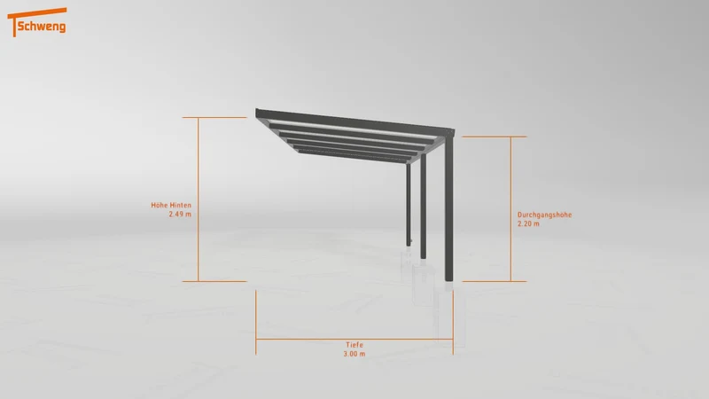 #DE Schweng Terrassenüberdachung S350 (ID 33j4j9)