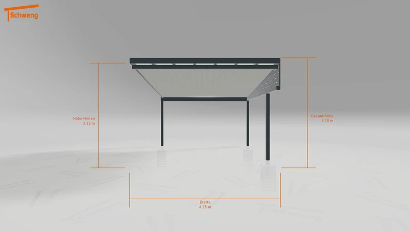 #DE Schweng Terrassenüberdachung S400 (ID x78wqy)