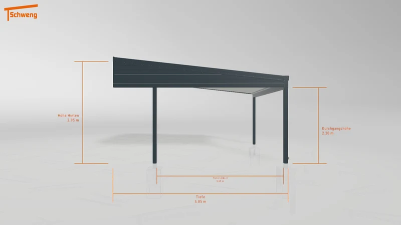 #DE Schweng Terrassenüberdachung S400 (ID x78wqy)