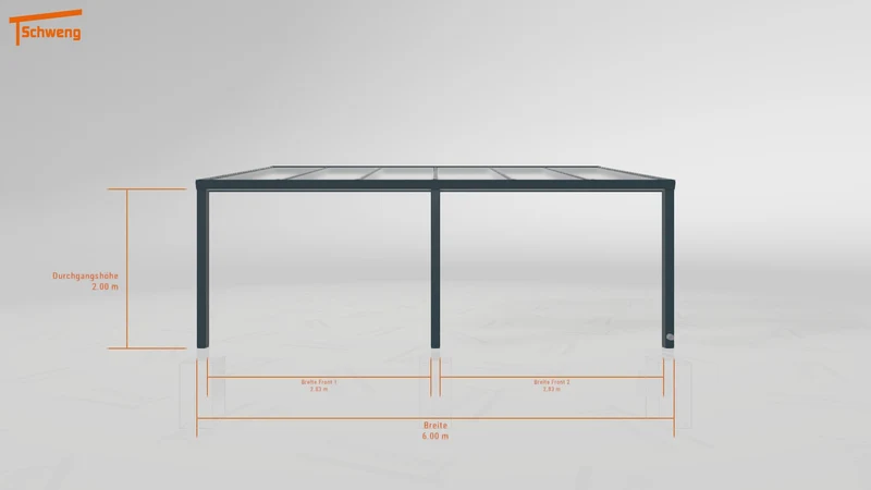 #DE Schweng Terrassenüberdachung S350 (ID ygjqrb)