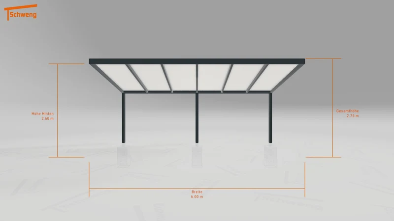 #DE Schweng Terrassenüberdachung S350 (ID ygjqrb)