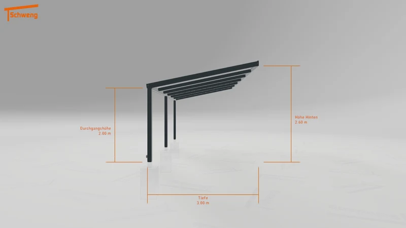 #DE Schweng Terrassenüberdachung S350 (ID ygjqrb)