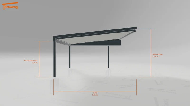 #DE Schweng Terrassenüberdachung S400 (ID rjn24k)