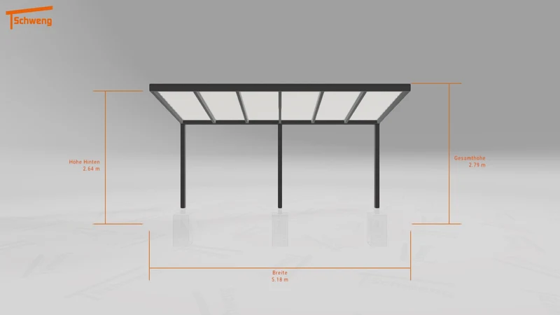 #DE Schweng Terrassenüberdachung S350 (ID qd2k57)