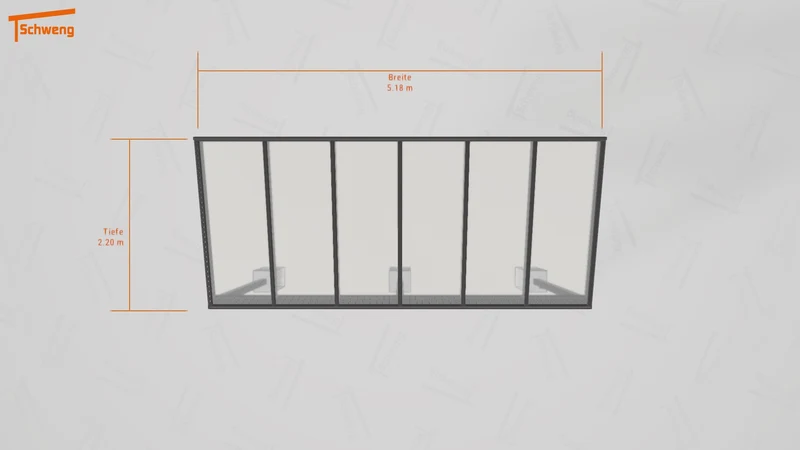 #DE Schweng Terrassenüberdachung S350 (ID qd2k57)