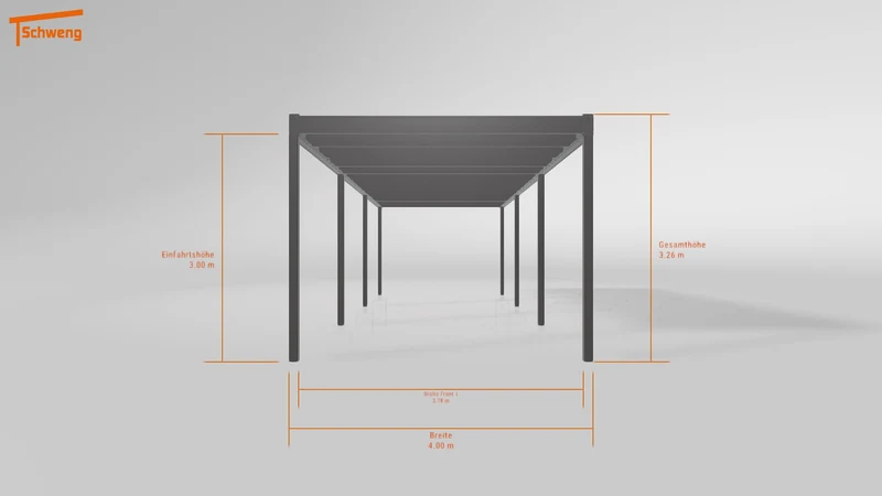 #DE Schweng Flachdachcarport C600 (ID v498vq) #MTG