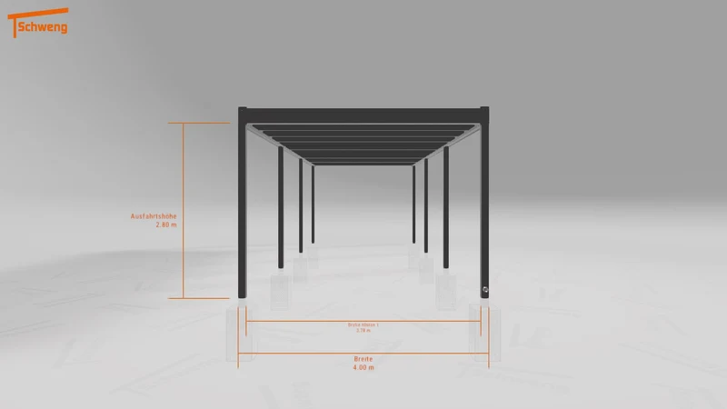 #DE Schweng Flachdachcarport C600 (ID v498vq) #MTG