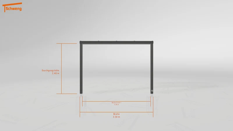 #DE Schweng Terrassenüberdachung S350 (ID v4987b)