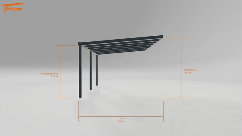 #DE Schweng Terrassenüberdachung S400 (ID yg7p7v)