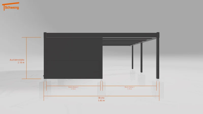 #DE Schweng Flachdachcarport C600+ (ID mj2jpz) #MTG