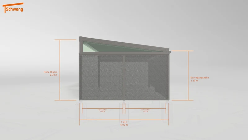 #DE Schweng Terrassenüberdachung S400 (ID 857mkw)