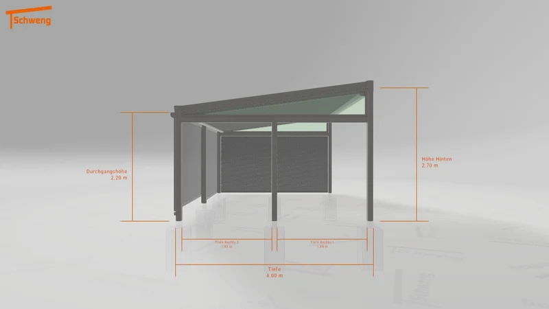 #DE Schweng Terrassenüberdachung S400 (ID 857mkw)
