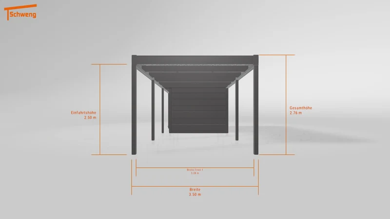 #DE Schweng Flachdachcarport C600 (ID k2r7pq) #MTG