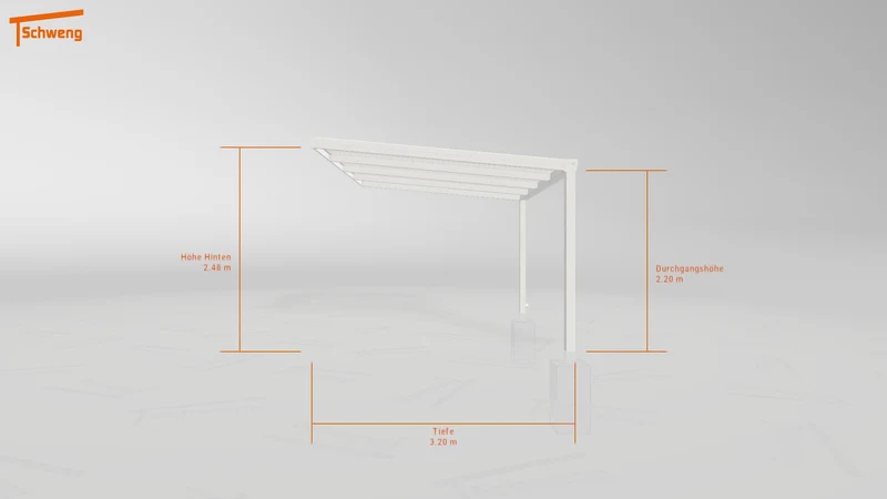 #DE Schweng Terrassenüberdachung S400 (ID 775rx8)