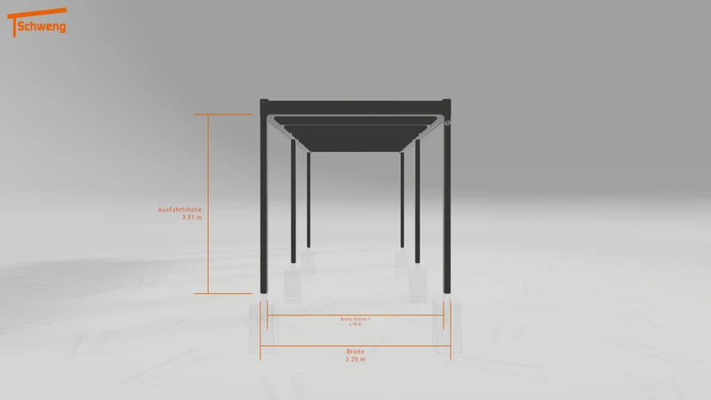#DE Schweng Flachdachcarport C600 (ID k2rzwg) #MTG