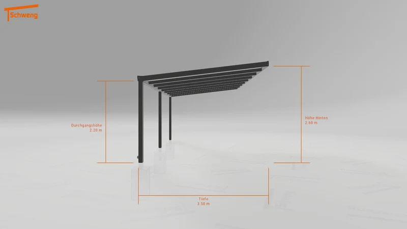 #DE Schweng Terrassenüberdachung S400 (ID zbwvxy)