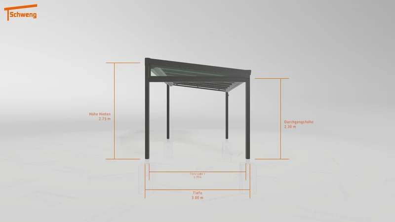 #DE Schweng Terrassenüberdachung S400 (ID k2jbrb)