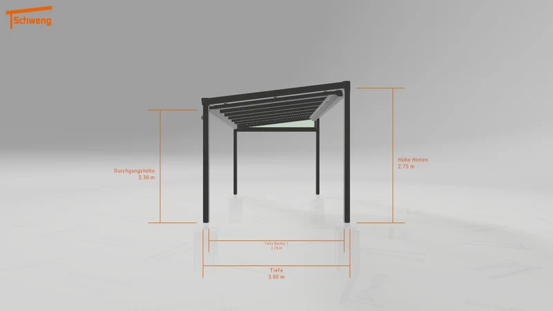 #DE Schweng Terrassenüberdachung S400 (ID k2jbrb)