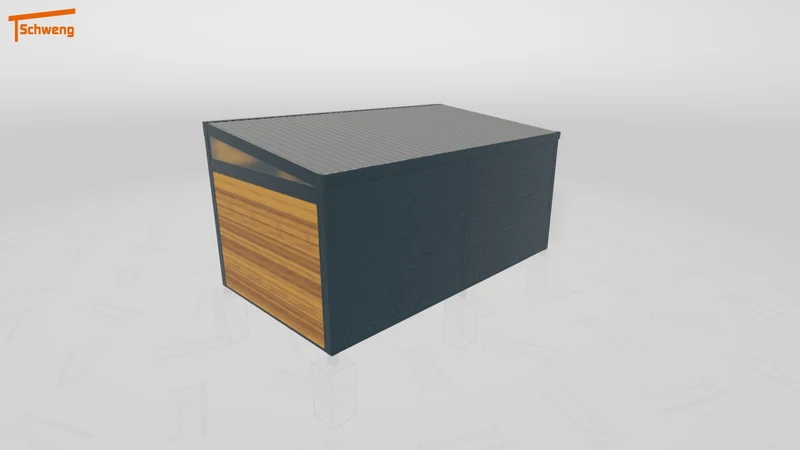 #DE Schweng Pultdachcarport S400 (ID n5m2xb) #MTG