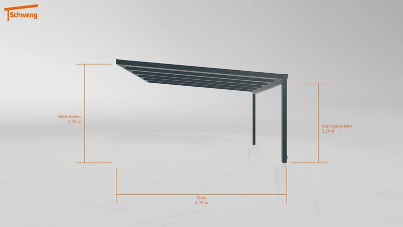 #DE Schweng Terrassenüberdachung S400 (ID bkpvg5)