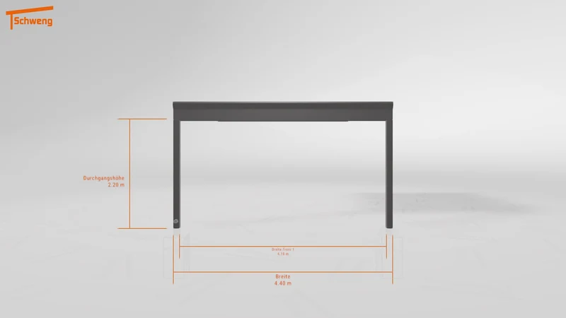 #DE Schweng Terrassenüberdachung S400 (ID 8574g2)