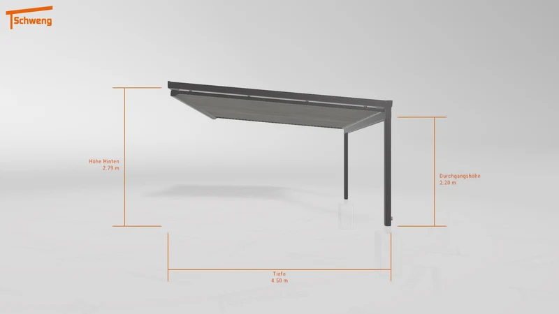 #DE Schweng Terrassenüberdachung S400 (ID 8574g2)