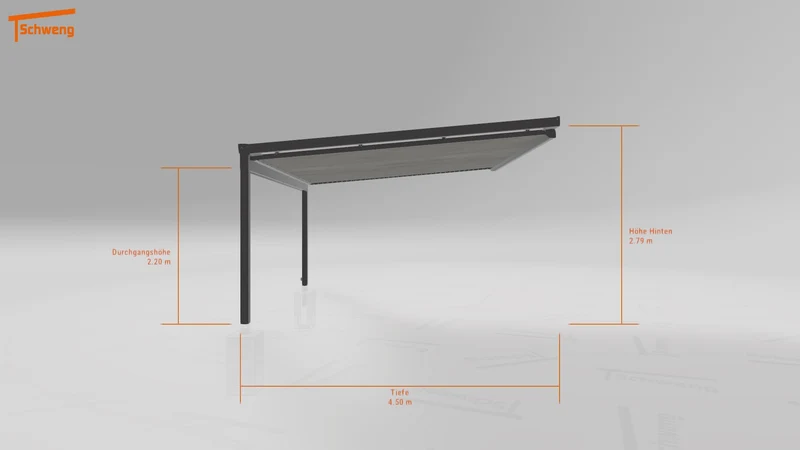 #DE Schweng Terrassenüberdachung S400 (ID 8574g2)