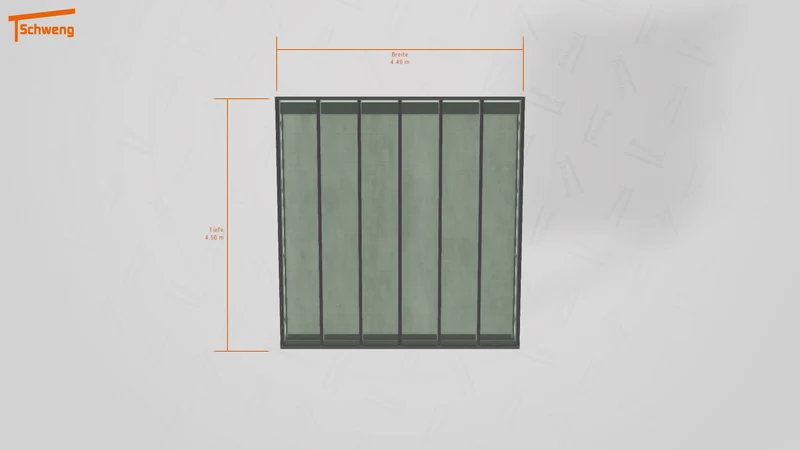 #DE Schweng Terrassenüberdachung S400 (ID 8574g2)