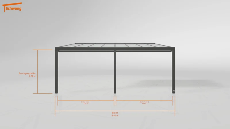 #DE Schweng Terrassenüberdachung S400 (ID v493ny)