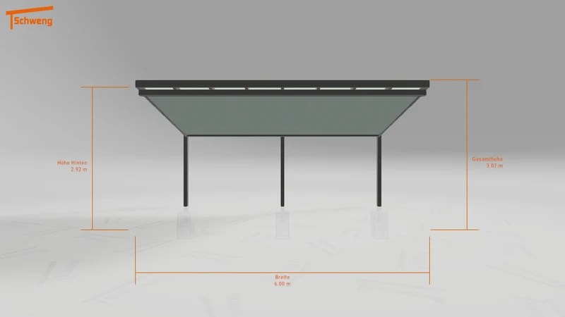 #DE Schweng Terrassenüberdachung S400 (ID v493ny)