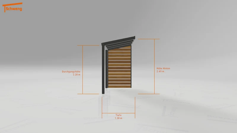 #DE Schweng Terrassenüberdachung S350 (ID 2qbrxb)
