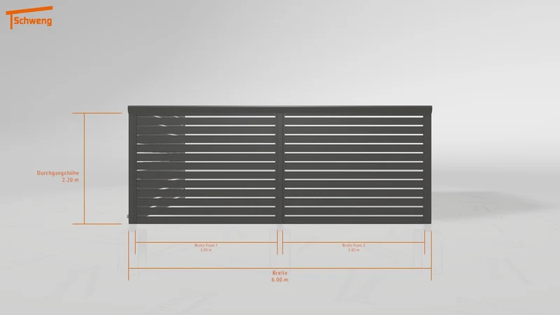 #DE Schweng Pultdachcarport S400 (ID dvzp33) #MTG