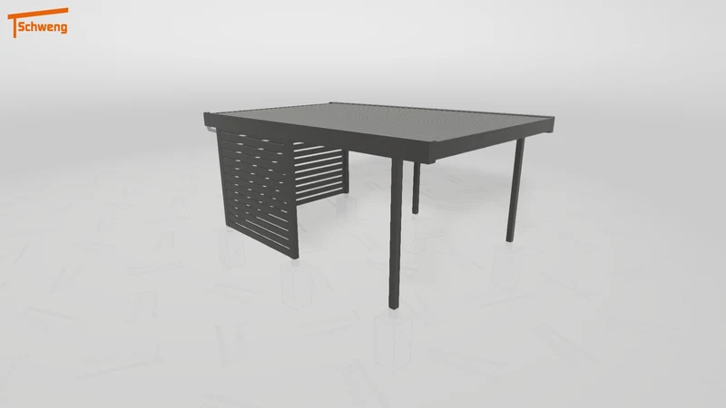 #DE Schweng Flachdachcarport C600 (ID 33pq8g) #MTG