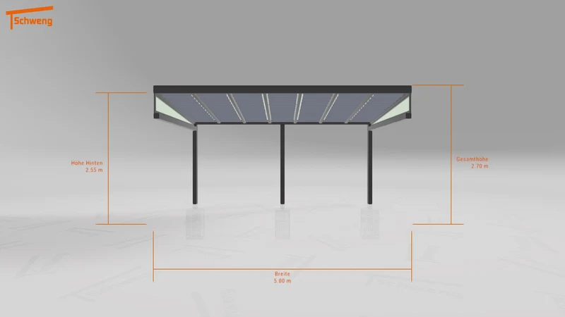 #DE Schweng Terrassenüberdachung S350 (ID w3y94v)