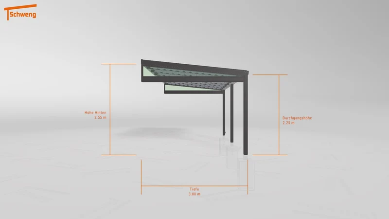 #DE Schweng Terrassenüberdachung S350 (ID w3y94v)