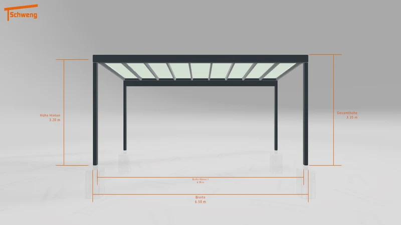 #DE Schweng Terrassenüberdachung S350 (ID qd2k8v)