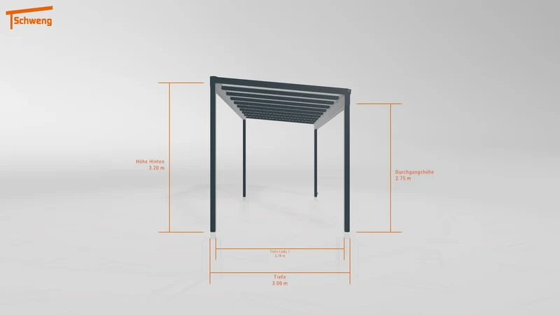 #DE Schweng Terrassenüberdachung S350 (ID qd2k8v)