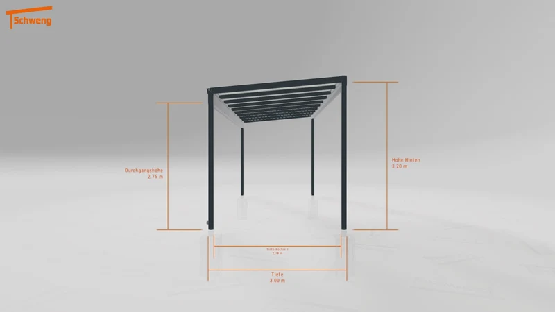 #DE Schweng Terrassenüberdachung S350 (ID qd2k8v)