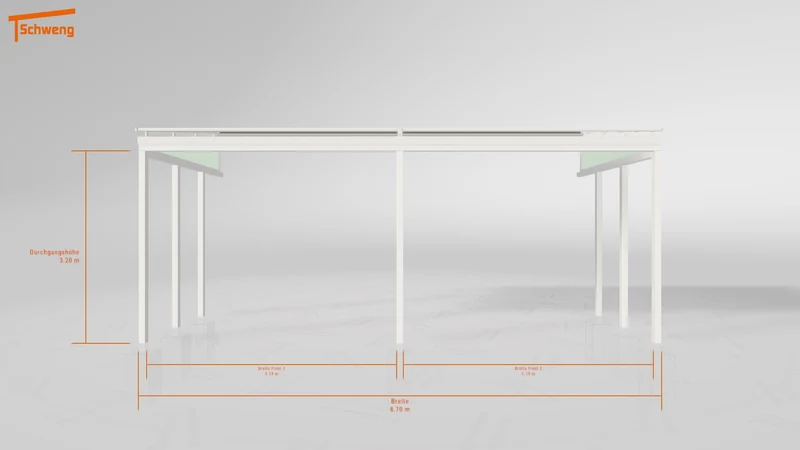 #DE Schweng Terrassenüberdachung S350 (ID v493bj)