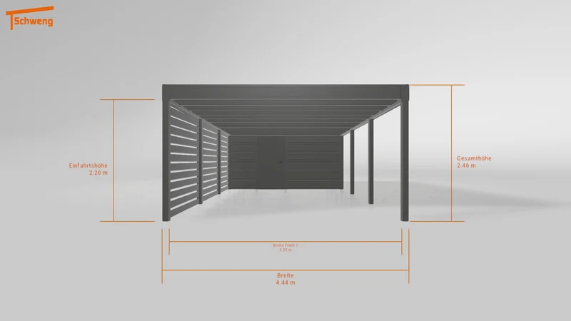 #DE Schweng Flachdachcarport C600+ (ID 5m9kxw) #MTG