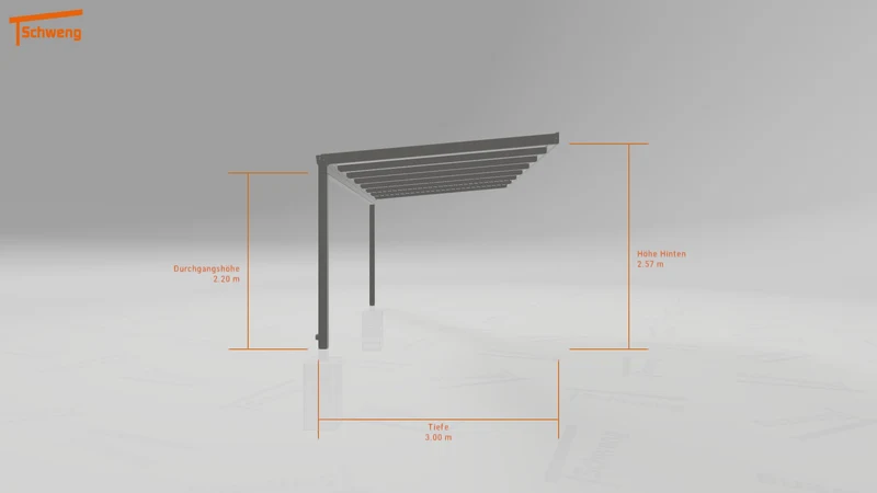#DE Schweng Terrassenüberdachung S350 (ID x75m7d)