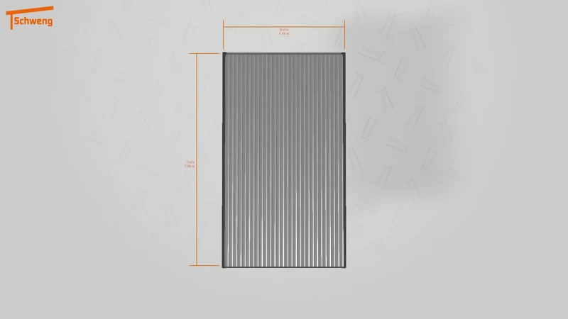 #DE Schweng Flachdachcarport C600 (ID 77587p)