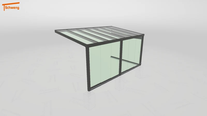#DE Schweng Terrassenüberdachung S400 (ID 5m9ym3)