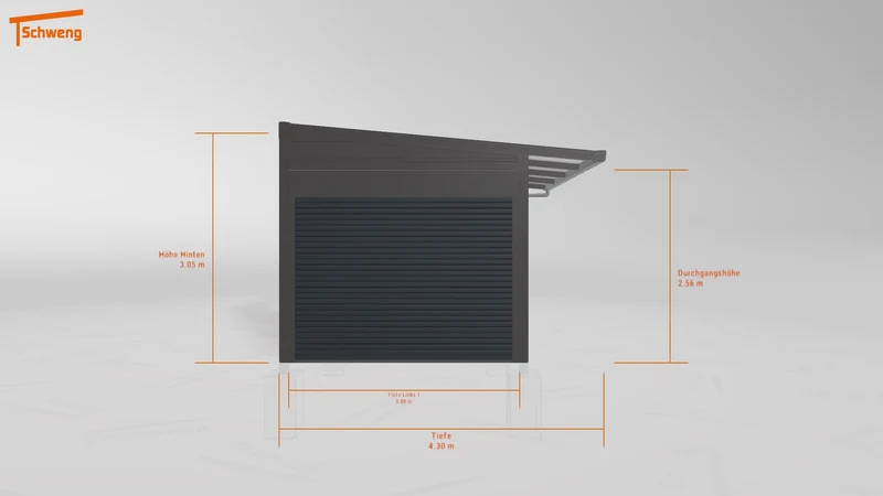 #DE Schweng Pultdachcarport S400 (ID w3ywp7) #MTG