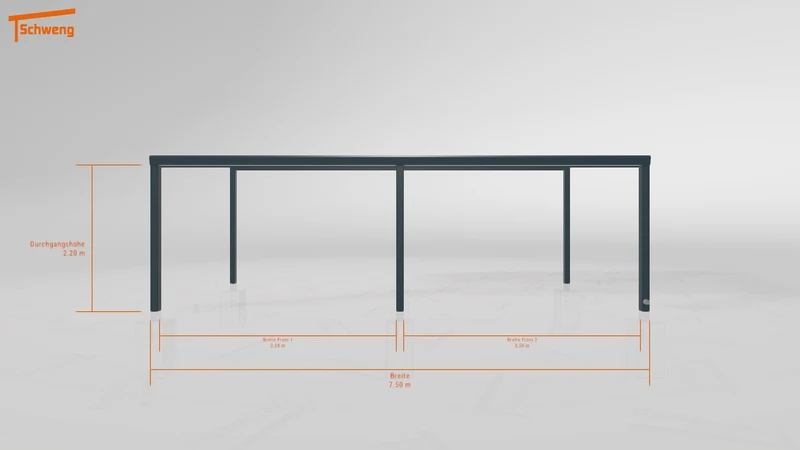 #DE Schweng Terrassenüberdachung S400 (ID 5m9yn4)