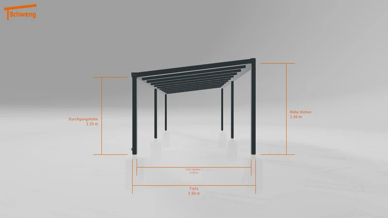 #DE Schweng Terrassenüberdachung S400 (ID 5m9yn4)