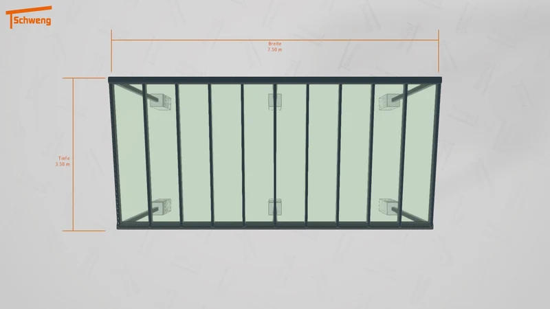 #DE Schweng Terrassenüberdachung S400 (ID 5m9yn4)