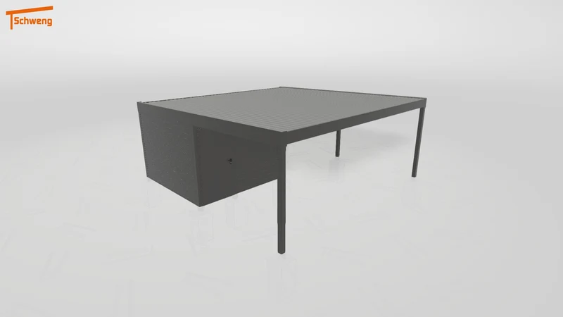 #DE Schweng Flachdachcarport C600 (ID yg7p83)